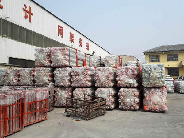 湛江网架成品待发